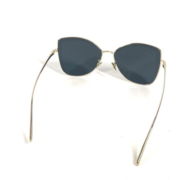 CHANEL 4253 Teardrop logo CC Mark eyewear sunglasses Metal BlackBased/Gold - Picture 13 of 16